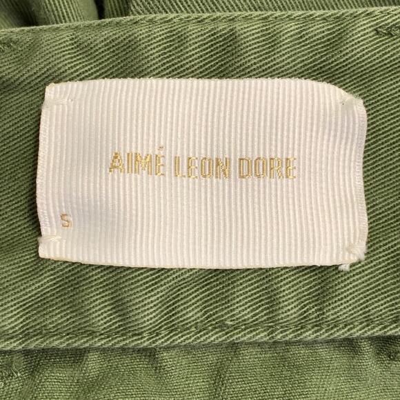 AIME LEON DORE Size S Green Cotton Cargo Tapered Casual Pants - Picture 5 of 6